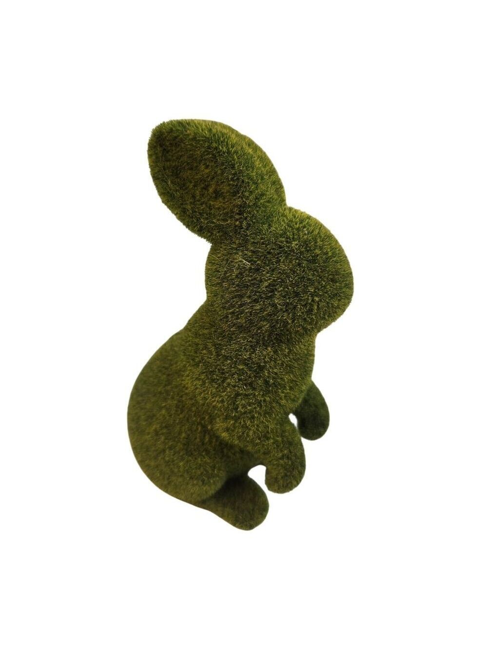 Moss Bunny Rabbit Figurine With Open Moss Balls Spring Easter Wreath Craft Suppl - Picture 9 of 13